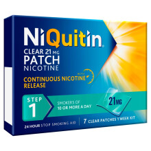 Niquitin Clear Patch Step 1 21mg - 7 Patches