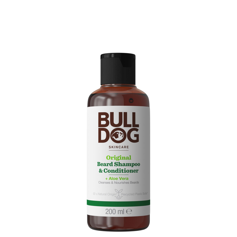 Bulldog Skincare Original Beard Shampoo & Conditioner Men's Grooming Beard Moisturiser For