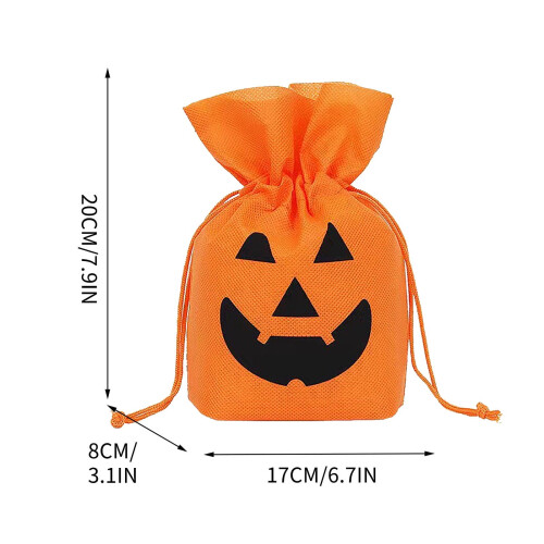 Halloween pumpkin candy bag cartoon snack packaging 2