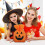 Halloween pumpkin candy bag cartoon snack packaging 4