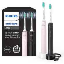Philips Sonicare 3100 Electric Toothbrush Sonic Toothbrush Pressure Sensor and Timer Sugar