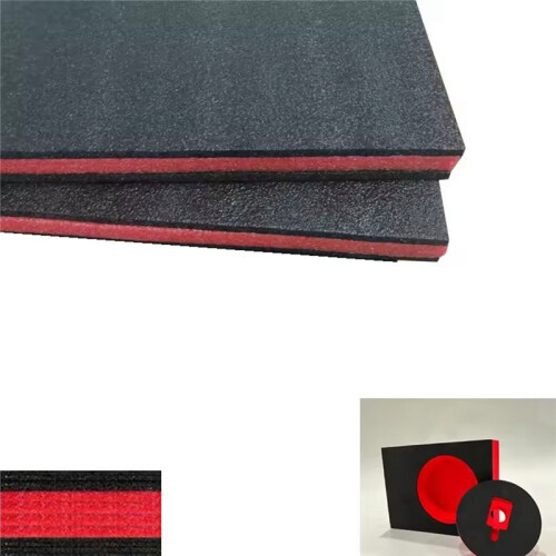 2PCS Customizable EPE Foam Sheets for Toolbox Organization, Shock-Absorbing Protection 400x300x50mm 2