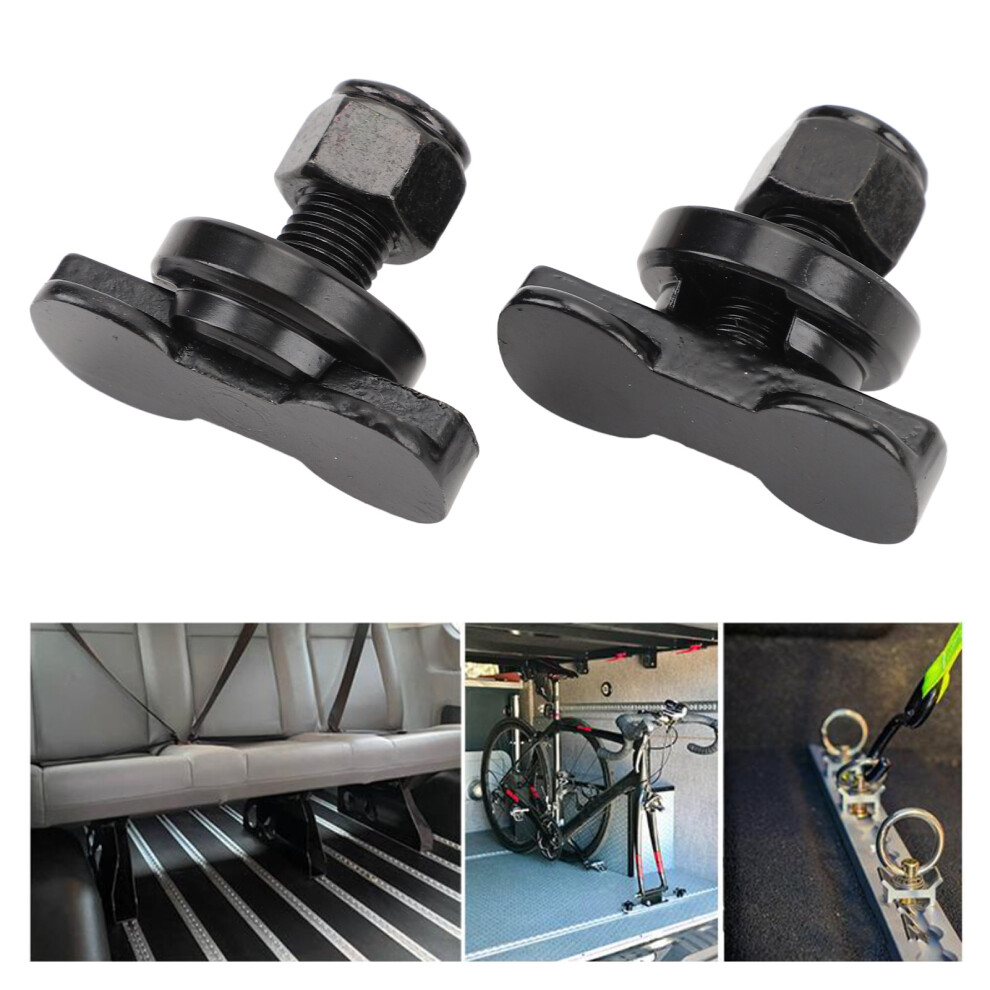 2Pcs Carbon Steel Galvanized L Track Stud Fittings For Truck Bed Trailers 3061390898995