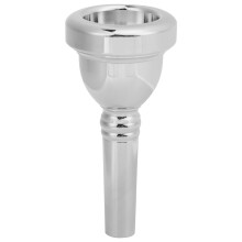 Durable Copper 1/2in Horn Mouthpiece for Tenor Trombone Silver