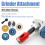 6pcs 5/8 Inch-11 to M14 Adapter Angle Grinder Thread Converter Adapter Shaft Connector for Diamond Core Drill Bits 10