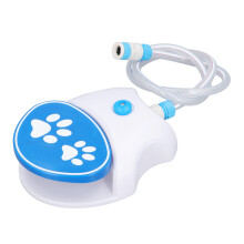 Dog Water Fountain Outdoor Foot Activated Dispenser 2L with Hose Easy Access