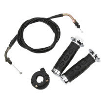7/8in Twist Throttle Grips with Cable for 50cc-125cc GY6 Scooter ATV