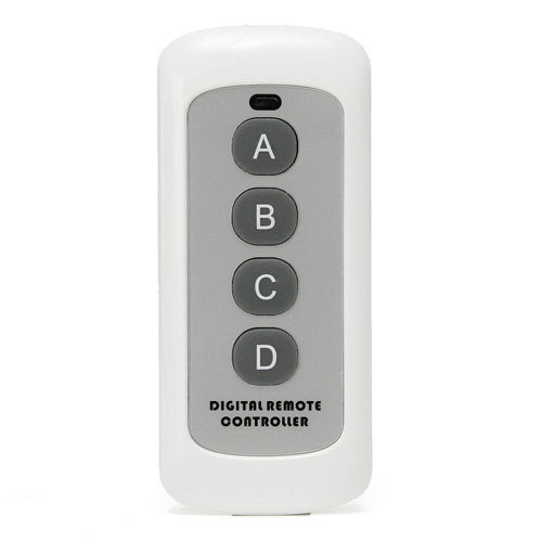 433MHZ Wireless Remote Control White 4-Button Remote Control EV1527 Learning Code Wireless Remote Control 1
