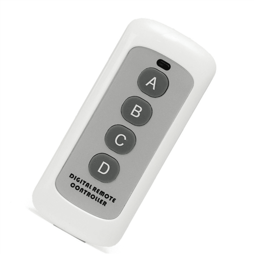 433MHZ Wireless Remote Control White 4-Button Remote Control EV1527 Learning Code Wireless Remote Control 2