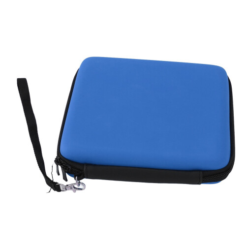 Game Console Carrying Case, Built In Elastic Strap Secure Game Console Protective Hard Shell Zipper Closure For 2DS 2