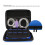 Game Console Carrying Case, Built In Elastic Strap Secure Game Console Protective Hard Shell Zipper Closure For 2DS 4