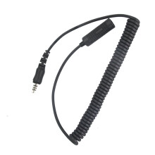 3X U174 Cable Extend for U94 PCI PTT Adapter TAC-SKY Headset Walkie Talkie 7.1mm Plug for U-174 NATO Conversion Extend
