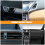 Zwarte PU Auto Sierstrip Interieur Deurafwerking Duurzaam 4