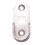 Oval Wardrobe Hanging Rail Rod End Bracket Support Silver Tone Pair 10