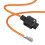 2X DT-BMD D-Tap to 2-Pin BMPCC Power Cable 60cm 180Rotatable with Braided Wire 6