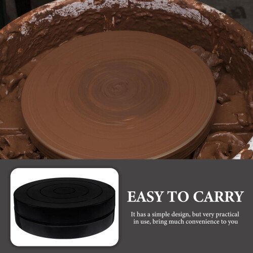 Clay Sculpting Turntable Black Plastic 1 Set 2