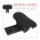 Comfortable Computer Chair Headrest Black Upholstered Neck Pillow 2
