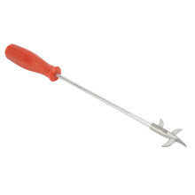 Vehicle Tire Scrubber Hook Tool Stones Remover Zinc Alloy Head Stainless Steel
