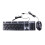 Gaming Keyboard Mouse Set Rainbow LED Wired USB For PC Laptop PS4  One 360 3