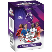 2026 Topps Chrome Premier League Voetbal - Fabrieksverzegeld - Waarde Box