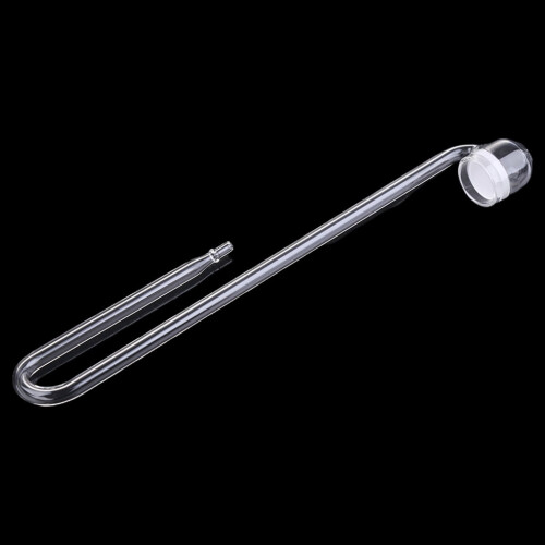 Glas CO2-diffuser forstøver, passer til tanke under 20 US gallons, U-formet, R-formet 2