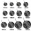 Universal Snap-On Front Lens Cap Cover 20PCS 6
