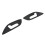 Car Seat Adjustment Control Panel Stickers Trims Decal Decorative Cover for Byd 4
