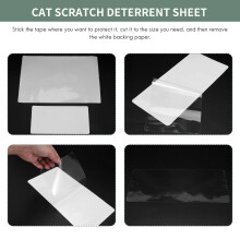 10Pack Cat Scratcher, Cat Scratch Deterrent Tape, Cat Repellent for Furniture, Cat Couch Protector, Cat Scratching Pad