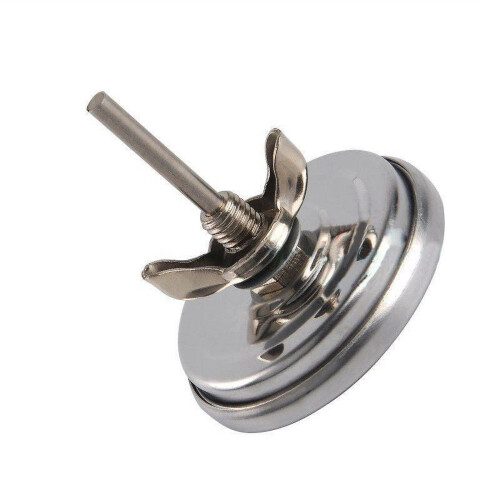 Stainless Steel BBQ Thermometer Bimetallic 1 2