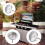 F/C rustfritt stål BBQ Grill bimetallisk termometer temperaturmåler 7