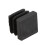 36 Pcs 15mm x 15mm Plastic Square Caps Tube Pipe Inserts End Blanking 6