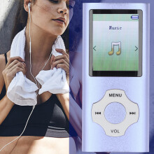 68GB MP3 MP4 Music Player 1.8" Color Screen Blue/Purple