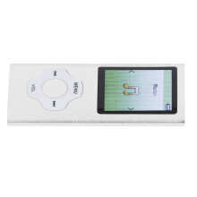 Ultra Slim 1.8" Color Screen MP3 MP4 Player 16GB for Music & Video