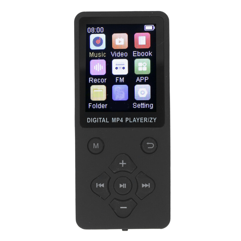 1.8In Color Screen Mp3 Player 16Gb Bluetooth 5.0 Hifi Black 3061390902210