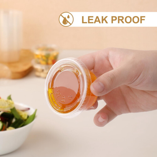 Portion Cups with Lids BPA-Free 5 oz 50 pcs 1