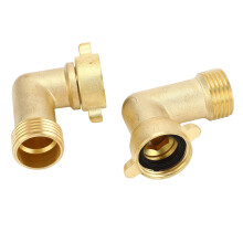 RV Water Hose Elbow Connector 90 ABS Metal for Campervan Motorhome Trailer