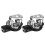 Universal 4X A Pillar Hood LED Work Light Bar Mount Bracket Clamp Holder Offroad 7