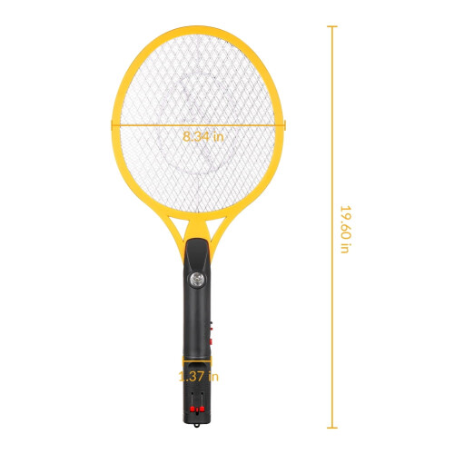 Rechargeable Bug Zapper Racket Indoor Outdoor Mosquito Fly 2
