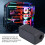 Water Cooling System Alarm with OLED Display, G1/4 Thread, Black 4