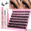 Cluster Lashes Kit eyelashes DIY segmented D-curled false eyelashes thick curling self-grafting eyelashes set 4