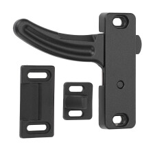Tür Schloss Riegel Wohnmobil schwarz Set