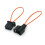 2 Pair Car Male+Female Plug Adapter Diagnostic Fiber Optic Bypass Loop Black Kit 3