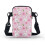Τσάντα Crossbody με σχέδιο λουλουδιών και πράσινων φύλλων, ρυθμιζόμενο λουράκι ώμου, 2