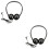2pcs Headphone Earphone with 3.5mm Jack for Computer Guitar Gaming Headset 6