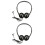 2pcs Headphone Earphone with 3.5mm Jack for Computer Guitar Gaming Headset 8