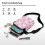 Τσάντα Crossbody με σχέδιο λουλουδιών και πράσινων φύλλων, ρυθμιζόμενο λουράκι ώμου, 7