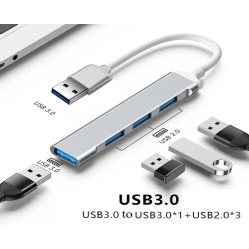 USB-hub Multiport Dock Multi-splitter USB Typ-A3.0 Hub-adapter för PC Mac 1