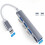 USB-hub Multiport Dock Multi-splitter USB Typ-A3.0 Hub-adapter för PC Mac 6