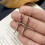 Punk Sword Drop Dangle Earrings 925 Silver 2