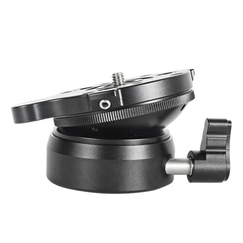 DY-60N Tripod  Leveling Base Adjusting Plate with Bubble Level for DSLR Camera 1